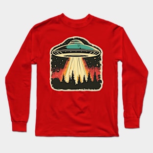 area 51, aliens, resident alien, abduction, alien invasion, ufo, sci fi, extraterrestrial, space, roswell, flying saucer, ufos Long Sleeve T-Shirt